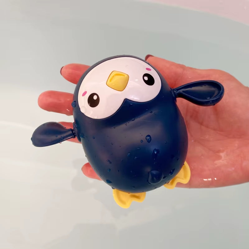 Baby Bath Toys Bathing Cute Swimming Turtle Whale Pool Beach Classic Chain Clockwork Water Toy for Kids Water Playing Toys