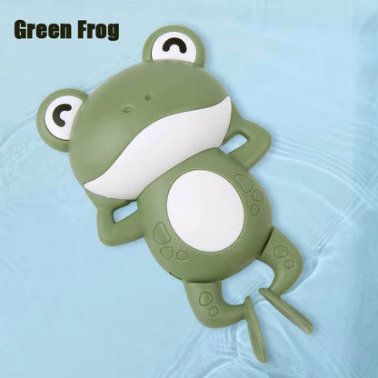 Baby Bath Toys Bathing Cute Swimming Turtle Whale Pool Beach Classic Chain Clockwork Water Toy for Kids Water Playing Toys